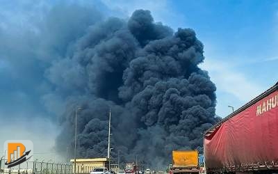 افشای میزان خسارت محوطه منفجر شده بندر شهید رجایی